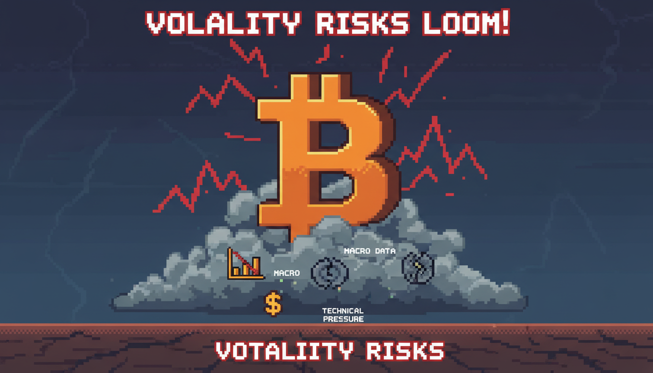 Volatility Risks Loom For Bitcoin Amid Macro Data, Technical Pressure