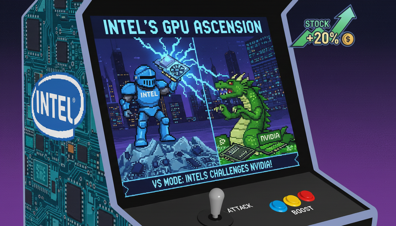 Intel Stock Rises on Plans to Rival Nvidia With GPUs