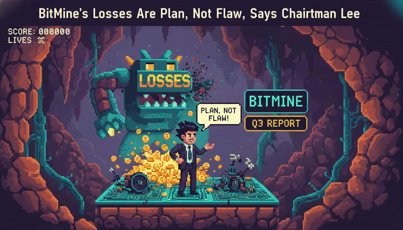 BitMine's Losses Are Plan, Not Flaw, Says Chairman Lee