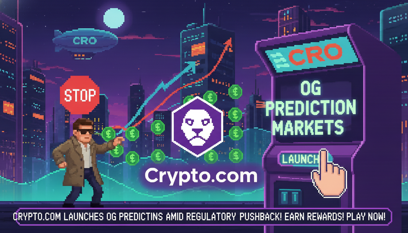 Crypto.com Launches OG Prediction Markets Amid Regulatory Pushback