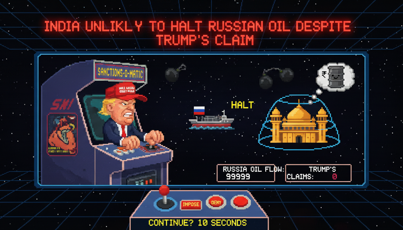 India Unlikely to Halt Russian Oil Despite Trump's Claim