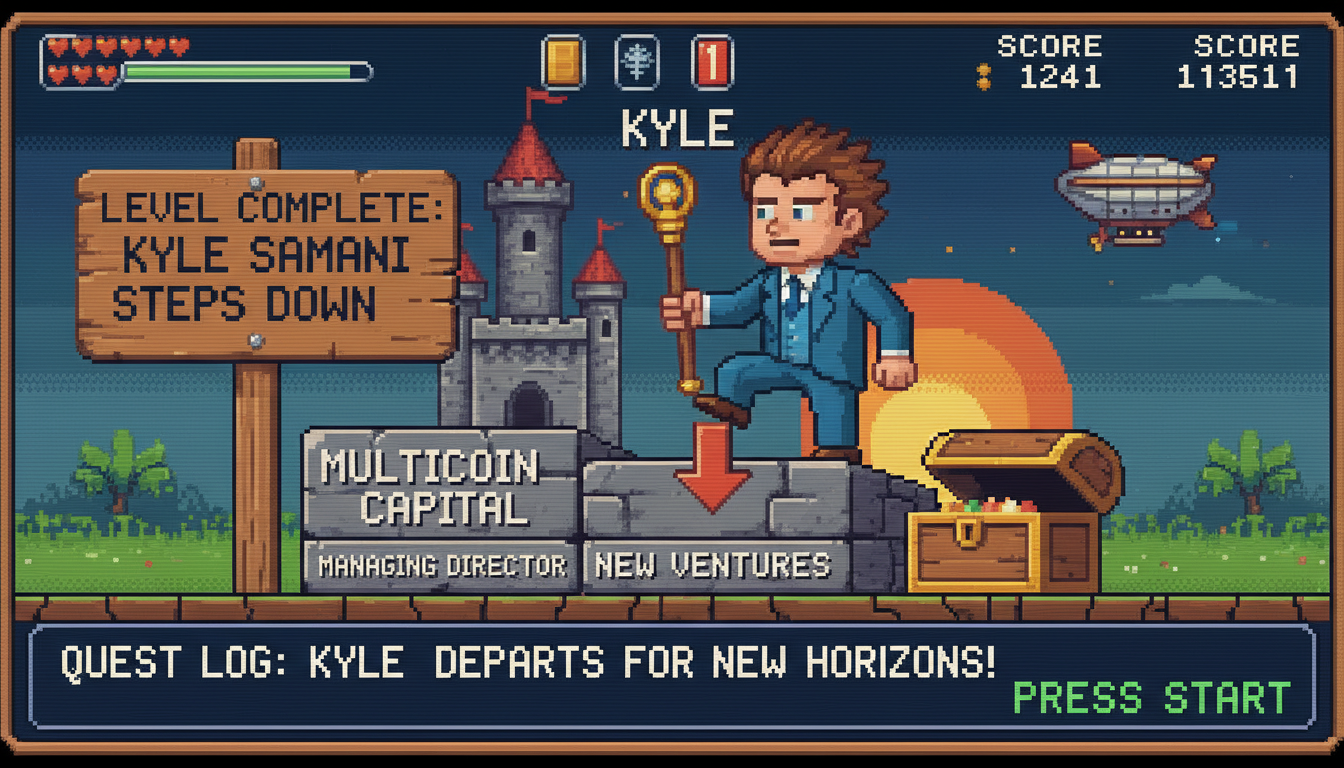 Kyle Samani Steps Down as Multicoin Capital Managing Director