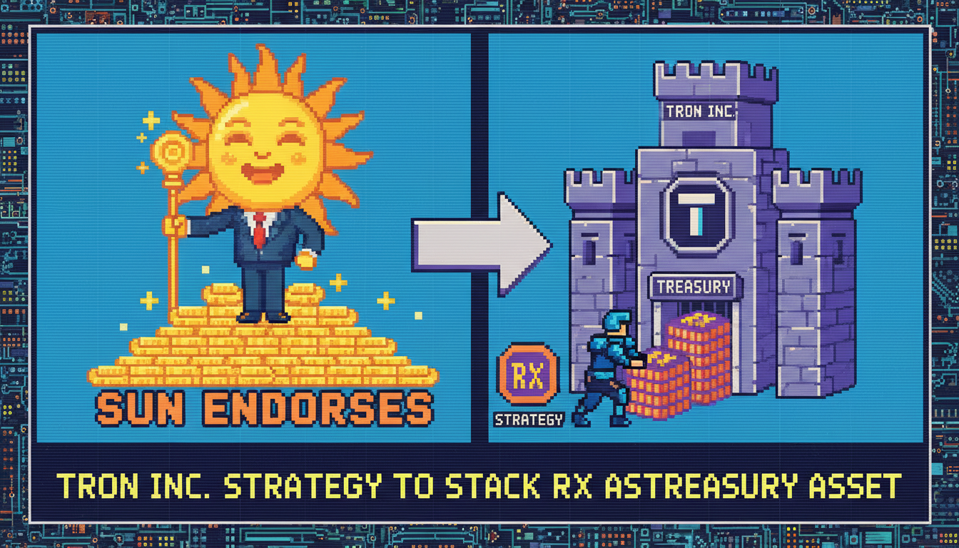 Sun Endorses Tron Inc. Strategy to Stack TRX As Treasury Asset