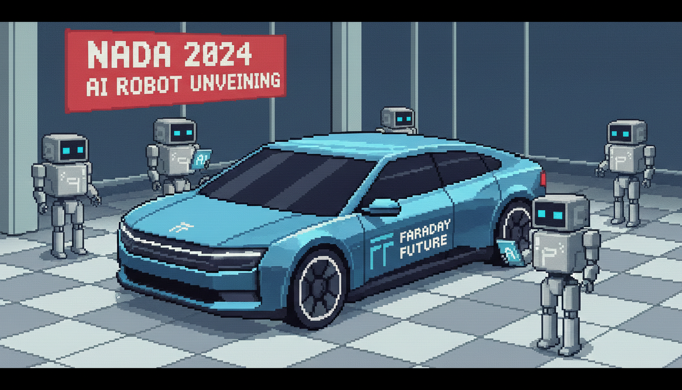 Faraday Future Unveils AI Robots at NADA