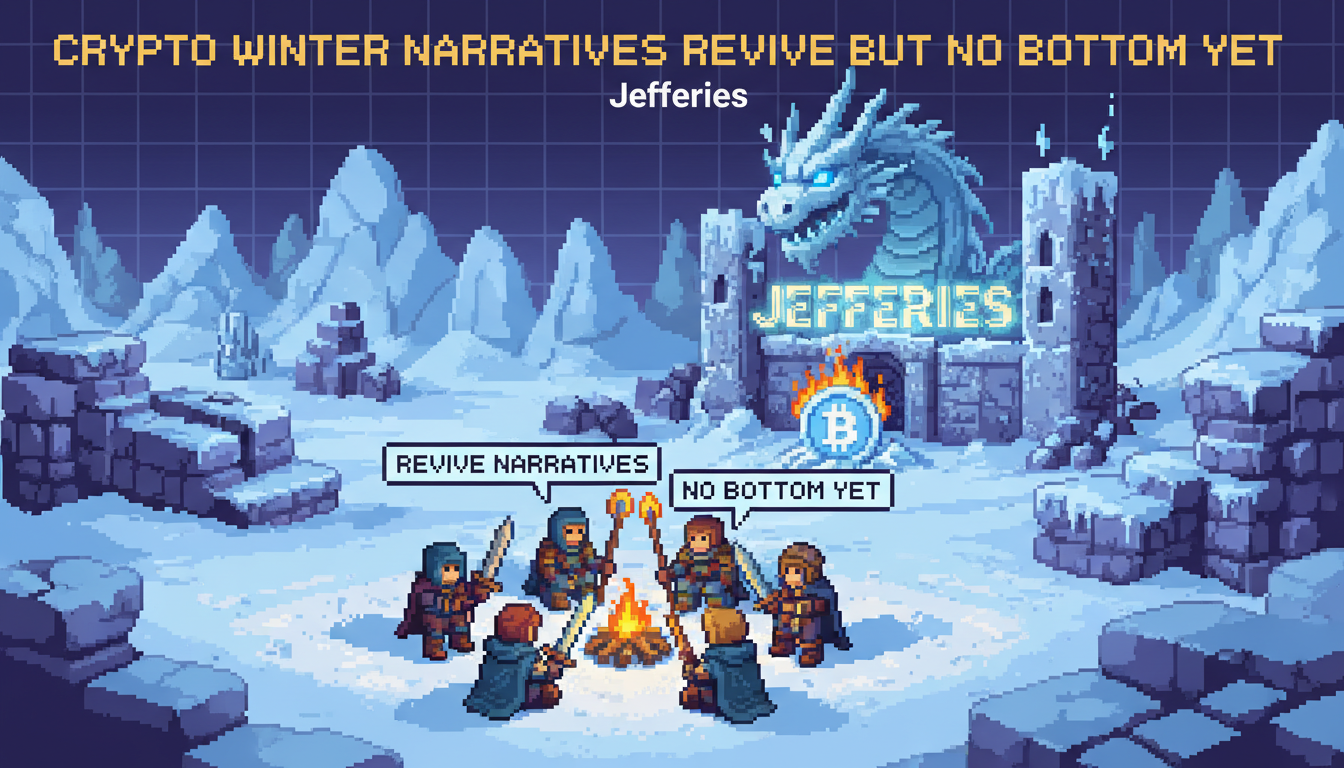 Crypto Winter Narratives Revive But No Bottom Yet: Jefferies