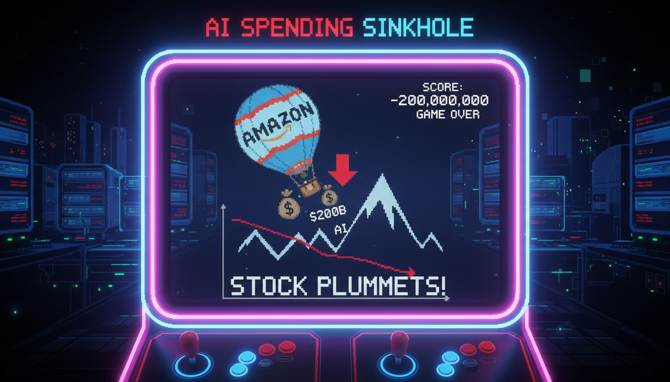 Amazon Stock Plunges on $200B AI Spending Plan