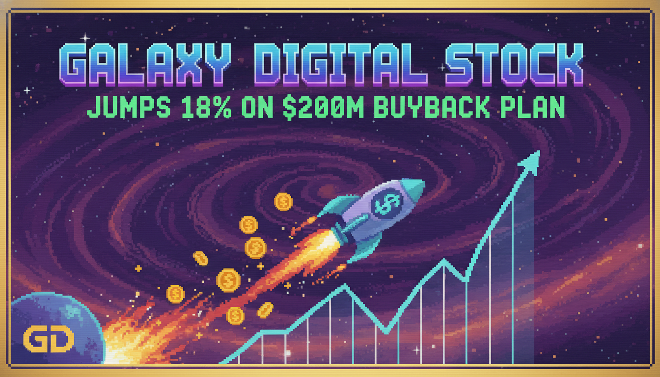 Galaxy Digital Stock Jumps 18% on $200 Million Buyback Plan