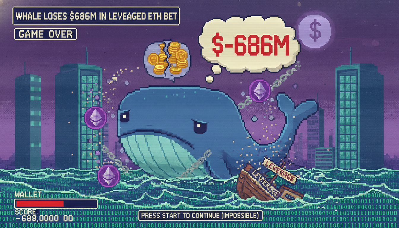 Whale Loses $686M in Leveraged ETH Bet