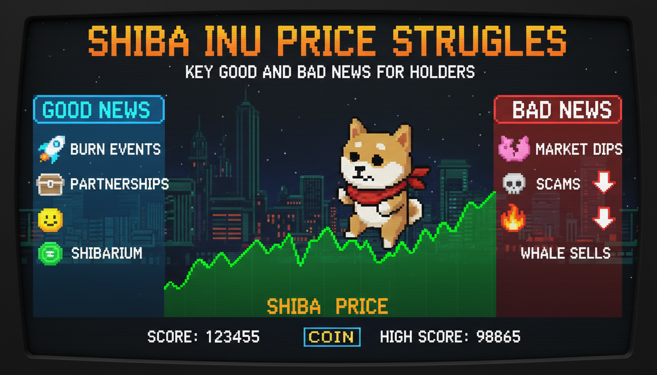 Shiba Inu Price Struggles: Key Good and Bad News For Holders