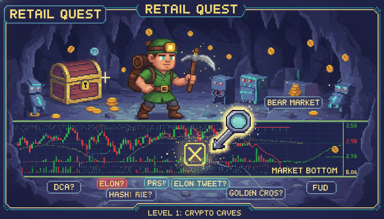 Retail Investors Hunt for Crypto Market Bottom Signals