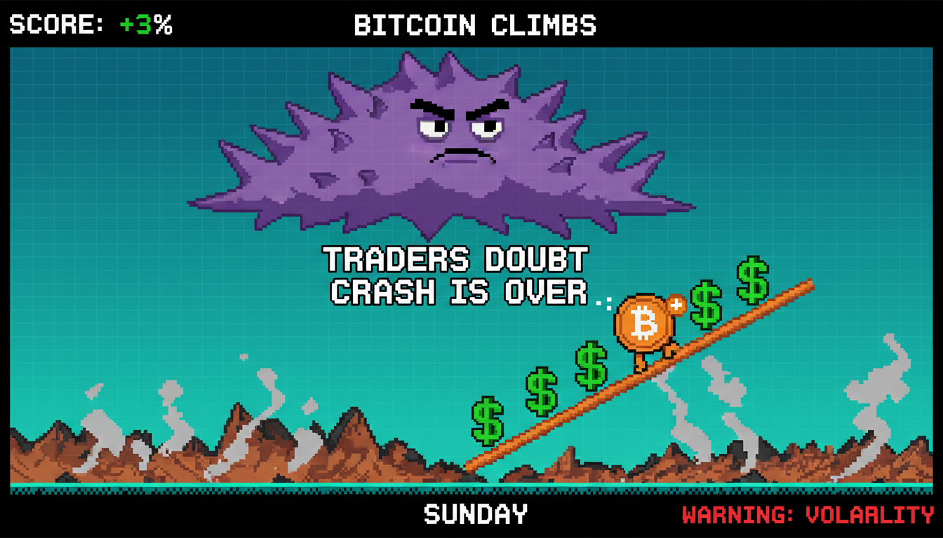 Bitcoin Climbs 3% Sunday, But Traders Doubt Crash Is Over