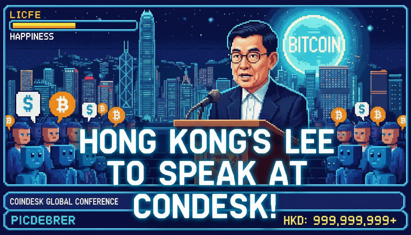 Hong Kong's Lee to speak at CoinDesk conference