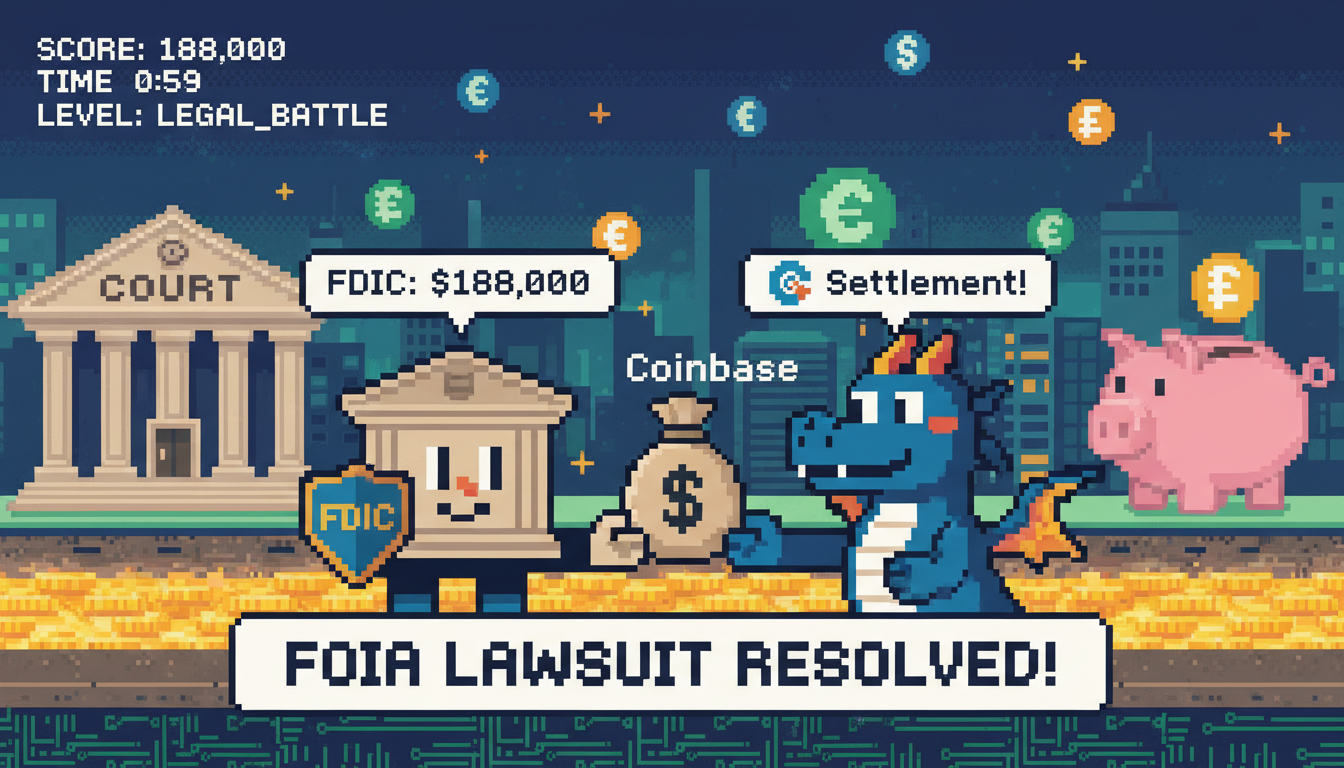 FDIC pays Coinbase $188k, settles FOIA lawsuit