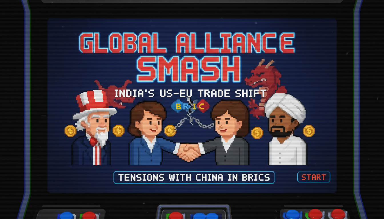 India's US-EU Trade Deals Shift Tensions With China in BRICS