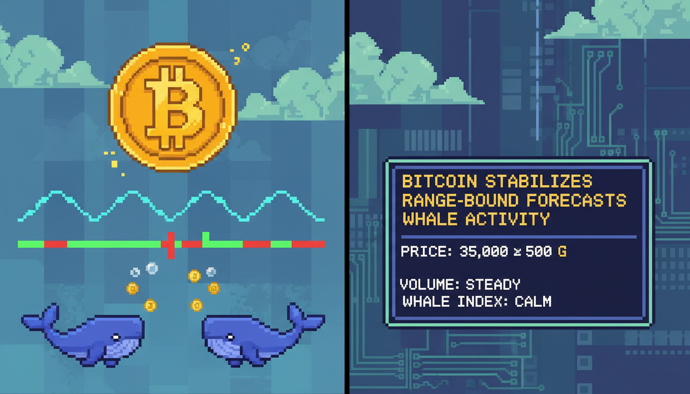 Bitcoin Stabilizes Amid Range-Bound Forecasts, Whale Activity
