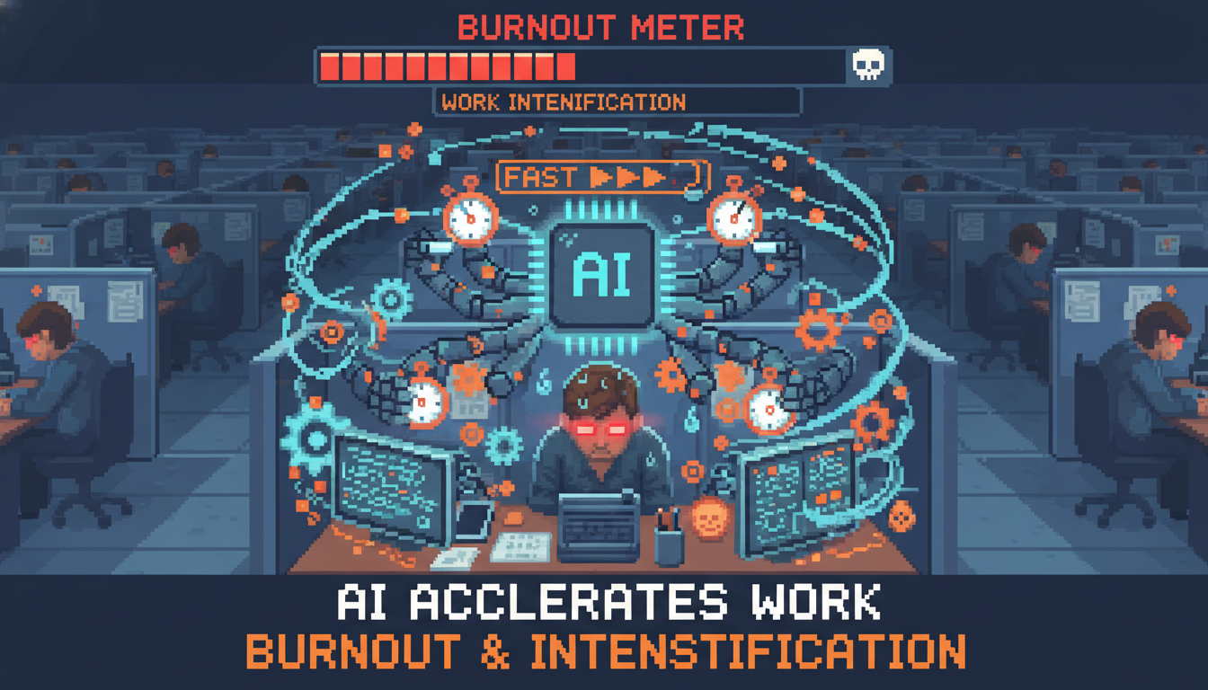 Study: AI Accelerates Work, Leading to Burnout and Intensification