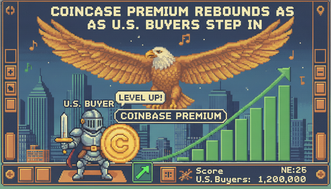 Coinbase Premium Rebounds as U.S. Buyers Step In