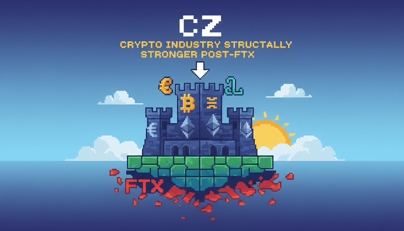 CZ: Crypto Industry Structurally Stronger Post-FTX