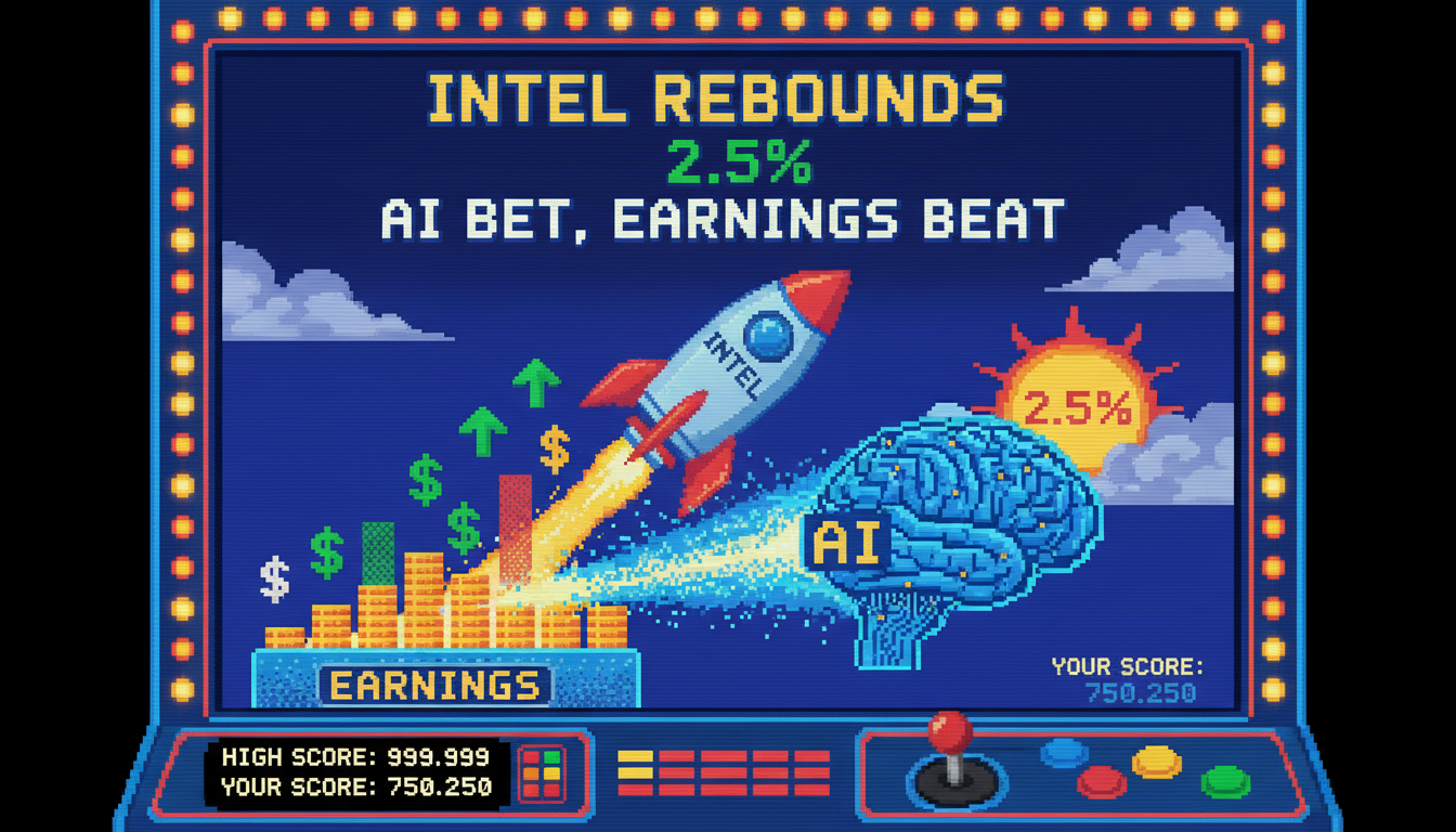Intel Rebounds 2.5% on AI Bet, Earnings Beat