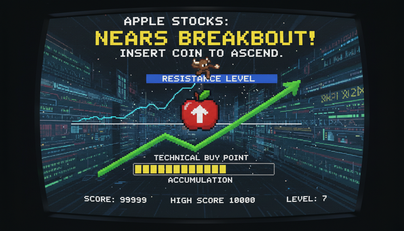 Apple Stock Forms Technical Buy Point, Nears Breakout