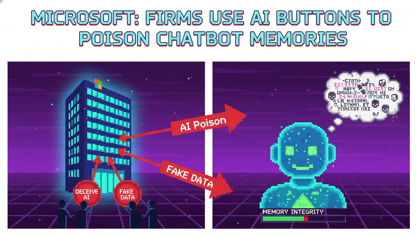 Microsoft: Firms Use AI Buttons to Poison Chatbot Memories