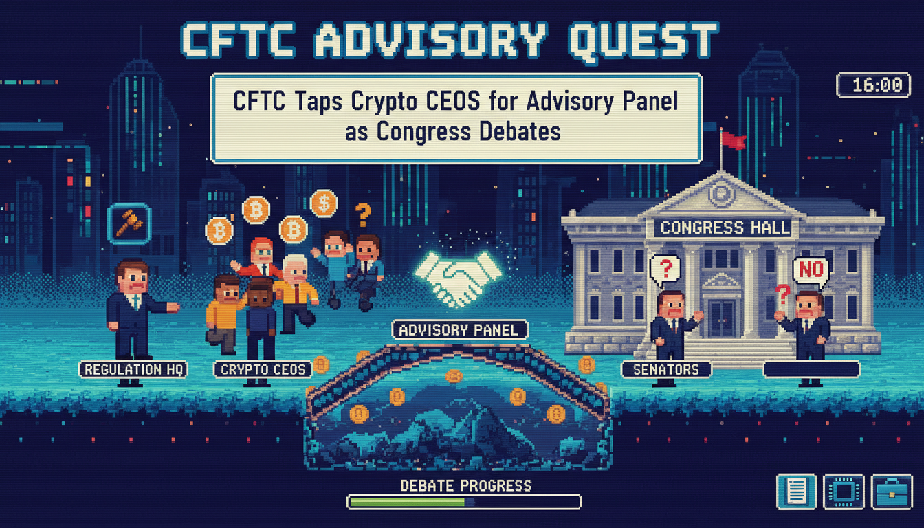CFTC Taps Crypto CEOs for Advisory Panel as Congress Debates