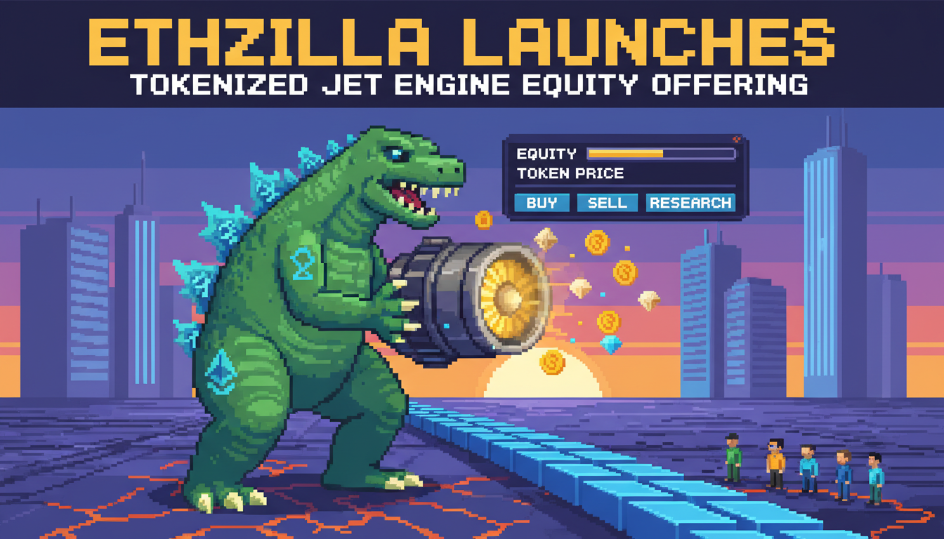ETHZilla Launches Tokenized Jet Engine Equity Offering