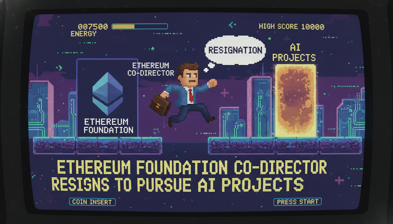 Ethereum Foundation Co-Director Resigns to Pursue AI Projects Ethereum Foundation Co-Director Resigns to Pursue AI Projects