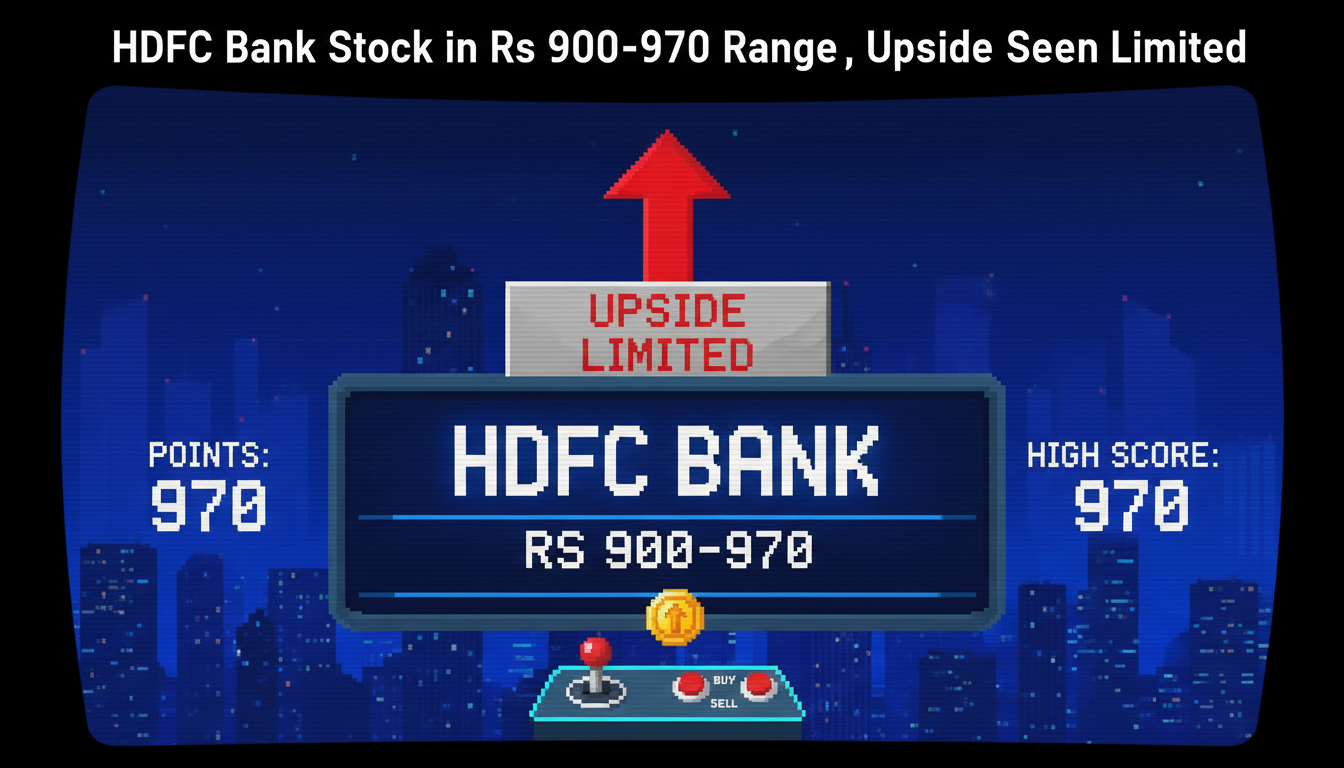HDFC Bank Stock in Rs 900-970 Range, Upside Seen Limited