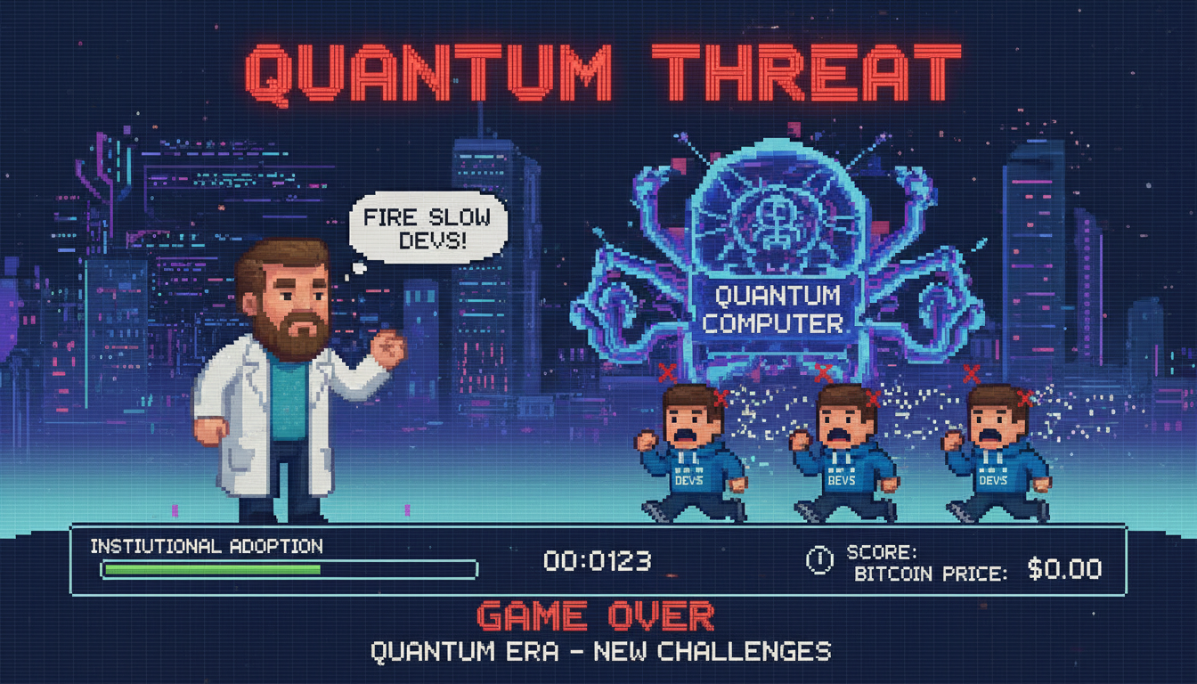 Institutions May "Fire" Slow Bitcoin Devs Over Quantum: Carter