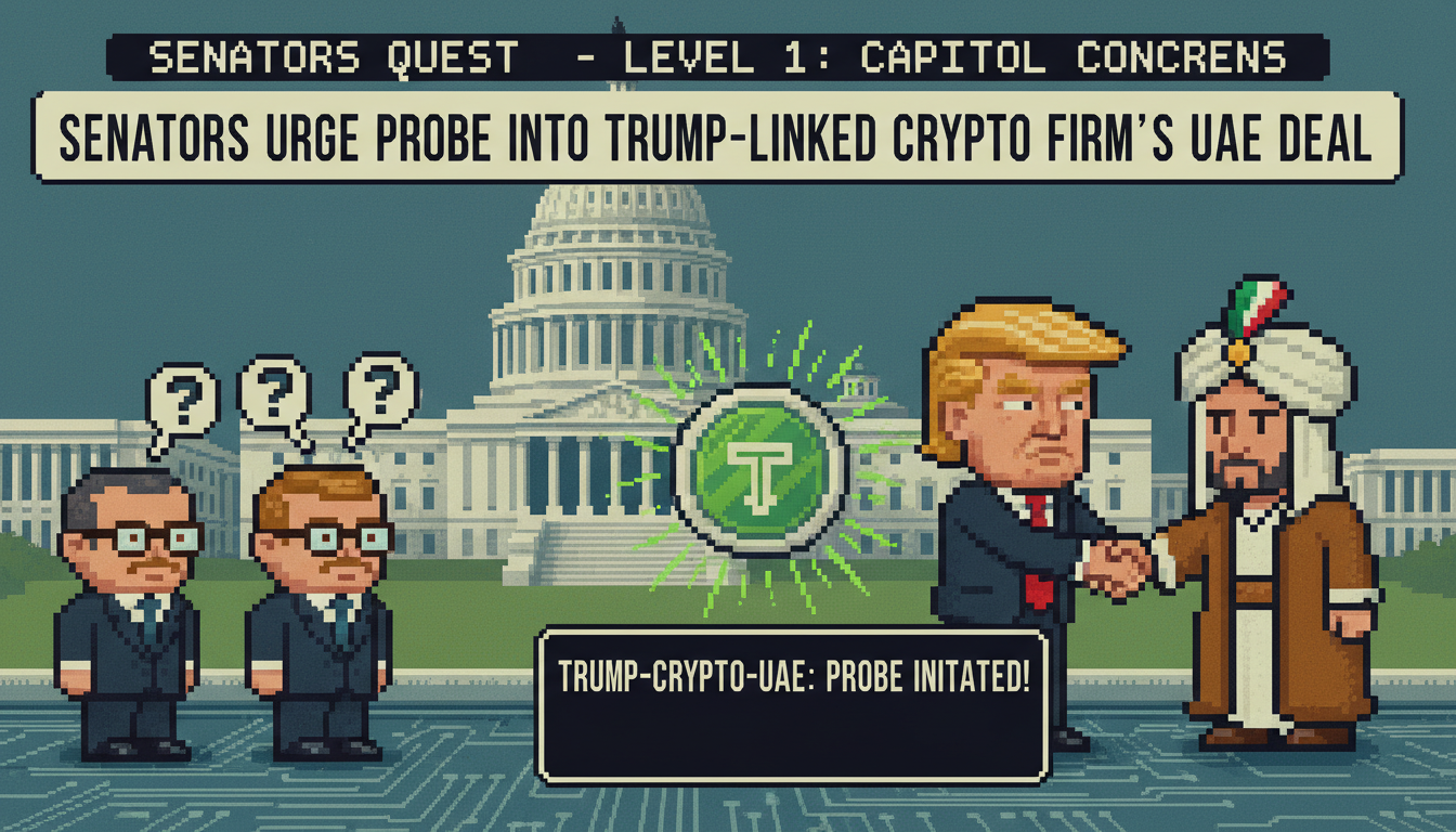 Senators urge probe into Trump-linked crypto firm’s UAE deal