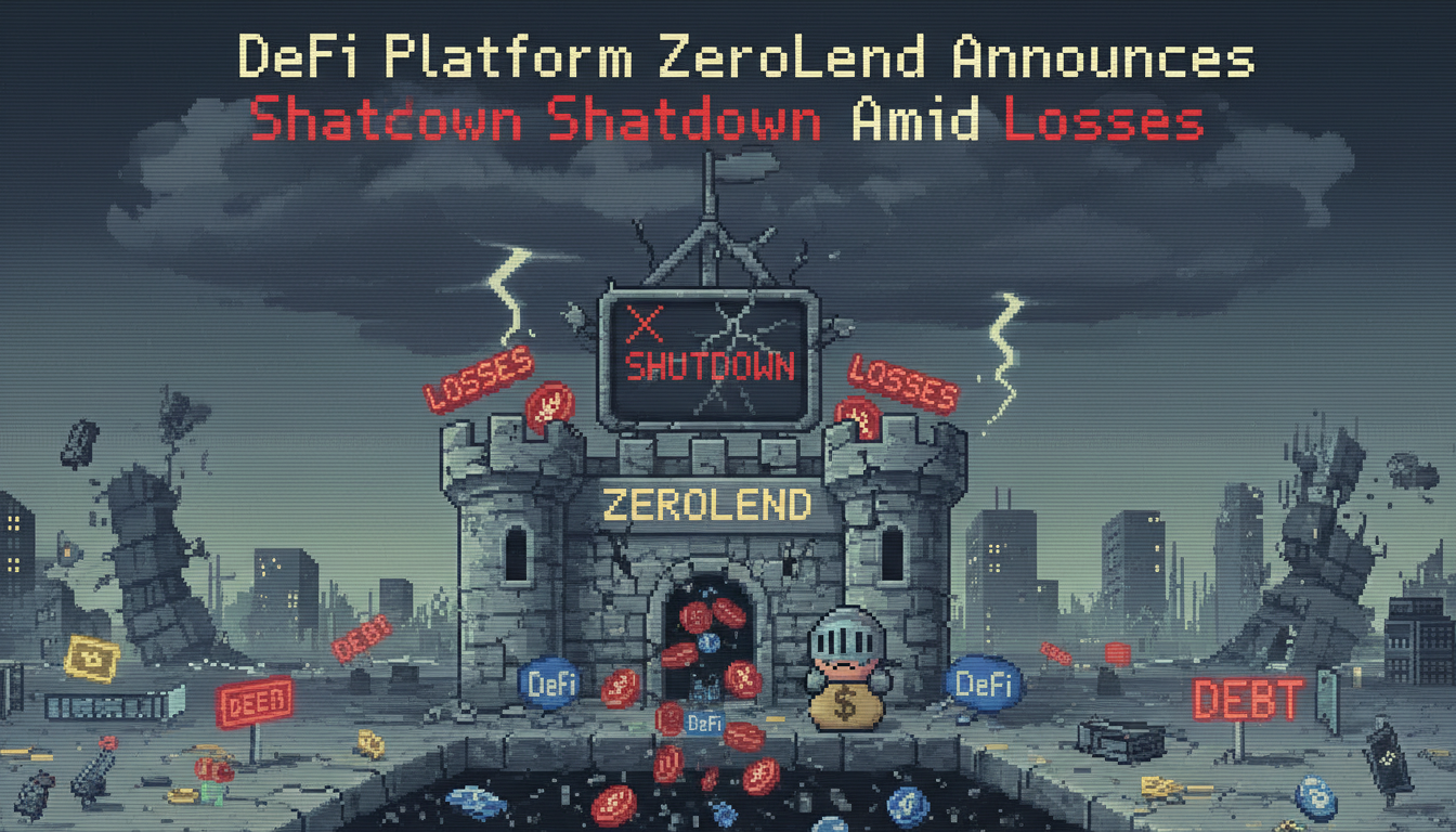 DeFi Platform ZeroLend Announces Shutdown Amid Losses