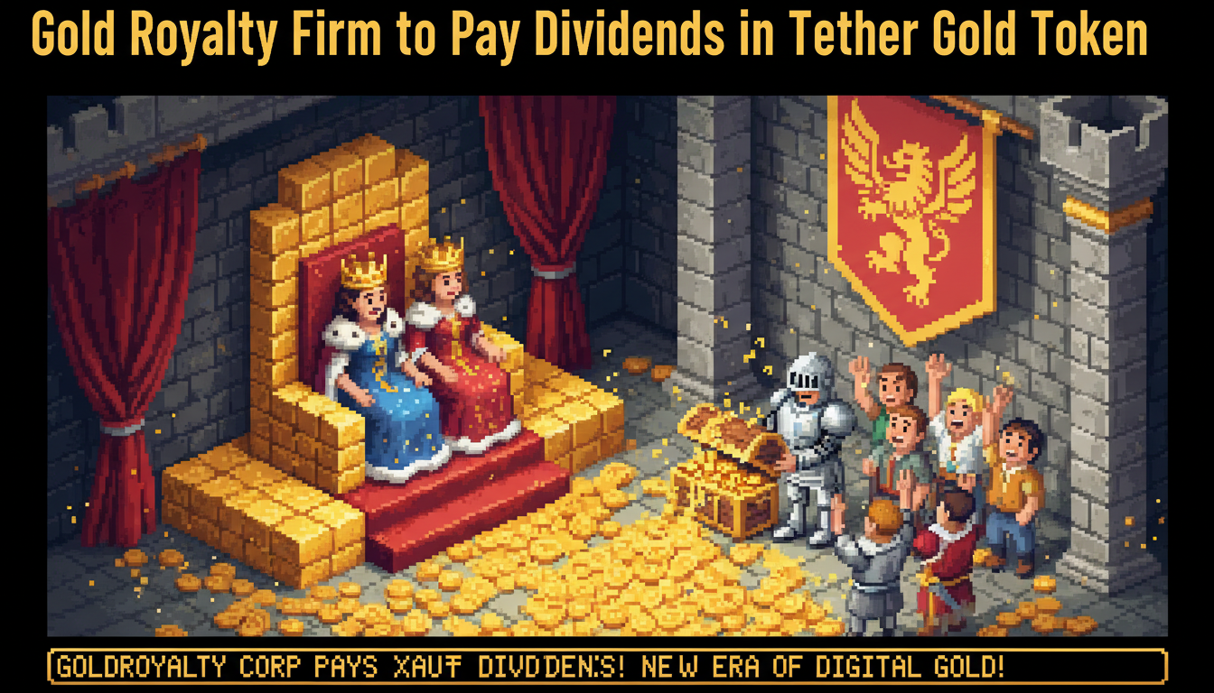 Gold Royalty Firm to Pay Dividends in Tether Gold Token Gold Royalty Firm to Pay Dividends in Tether Gold Token
