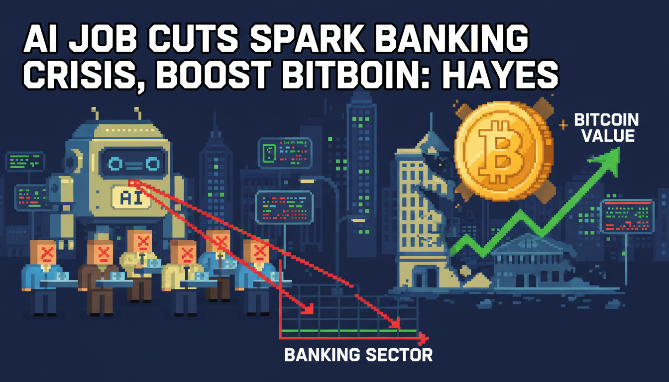 AI Job Cuts Could Spark Banking Crisis, Boost Bitcoin: Hayes
