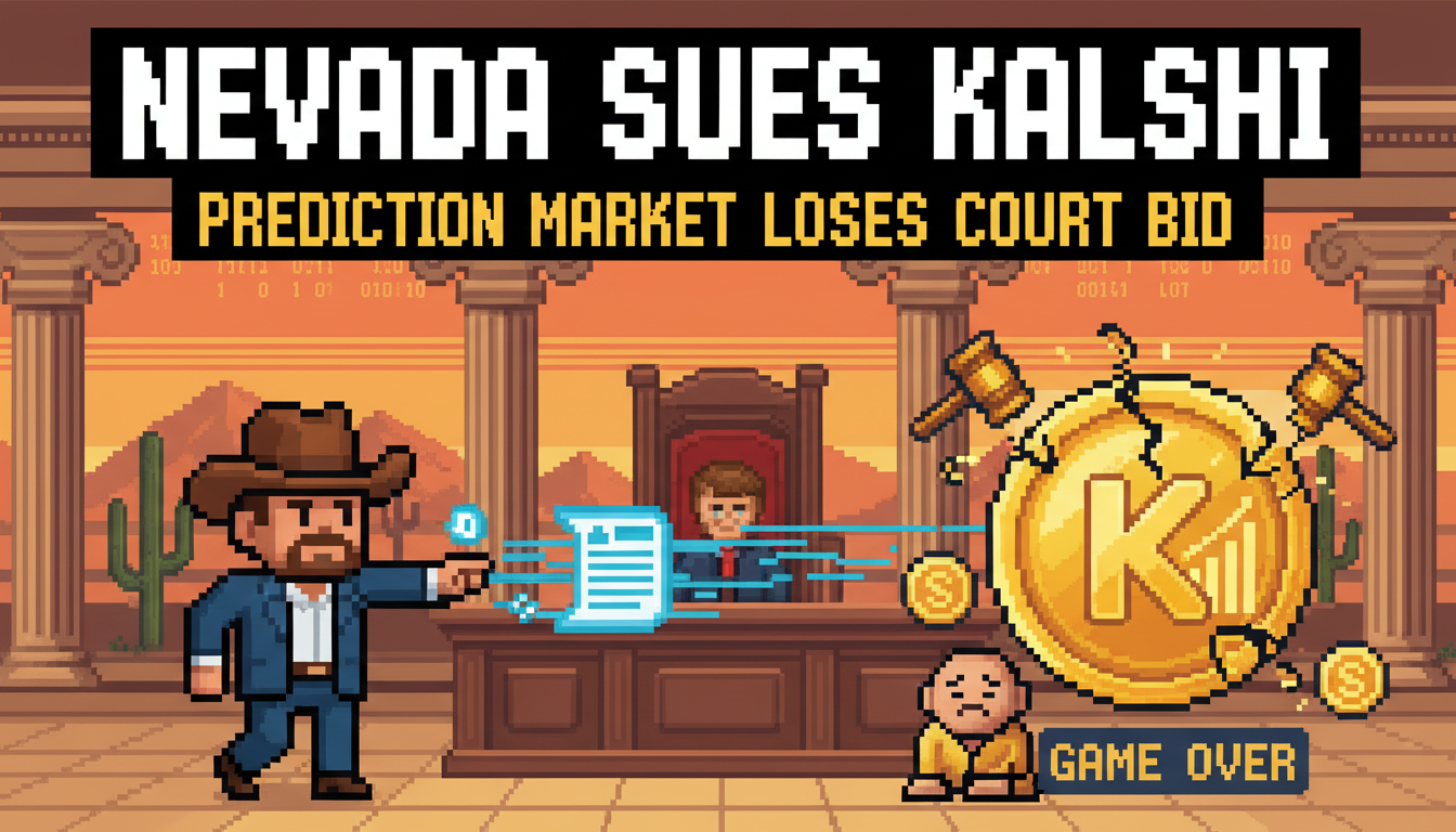 Nevada Sues Kalshi After Prediction Market Loses Court Bid