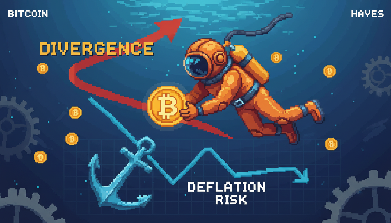 Bitcoin Divergence Signals Deflation Risk: Hayes