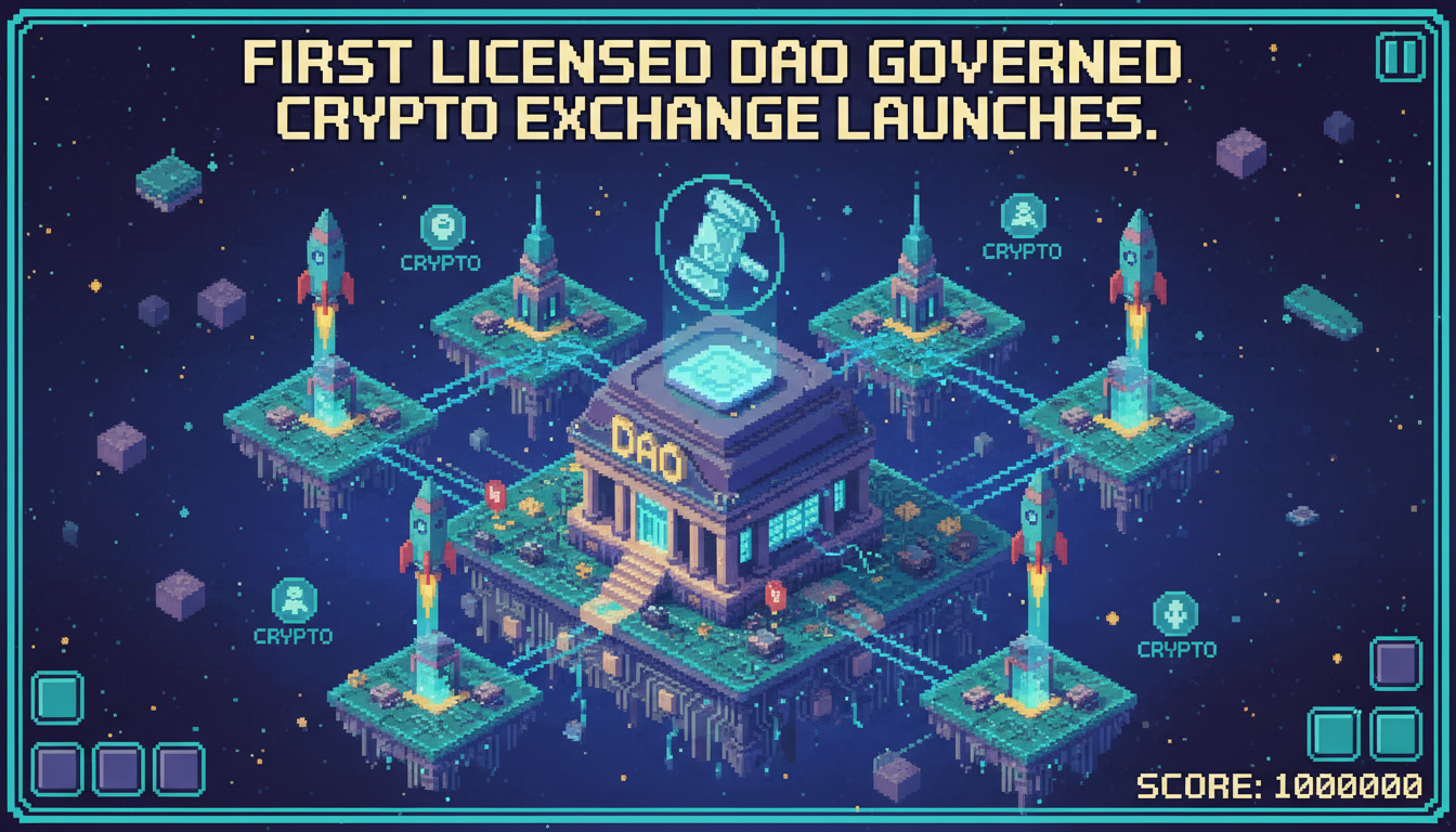 First Licensed DAO Governed Crypto Exchange Launches