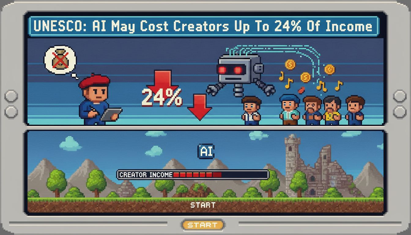 UNESCO: AI May Cost Creators Up To 24% Of Income