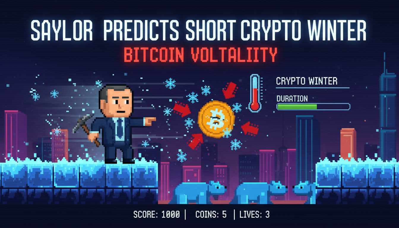 Saylor Predicts Short Crypto Winter Amid Bitcoin Volatility