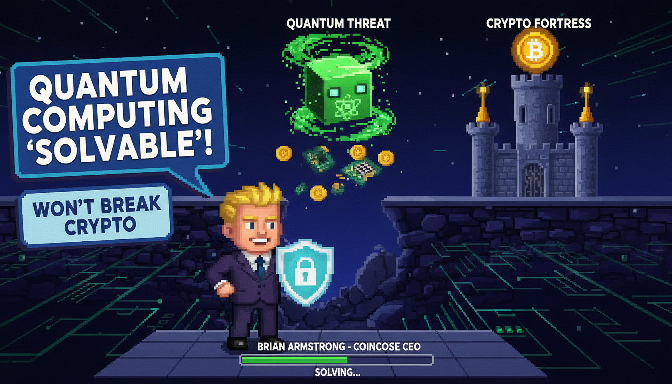 Coinbase CEO: Quantum Computing ‘Solvable,’ Won’t Break Crypto