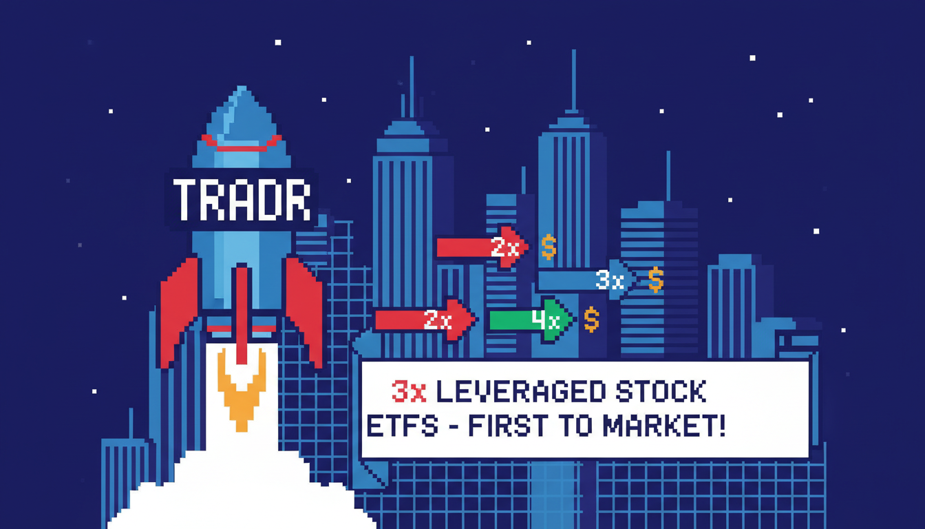 Tradr Launches Three First-to-Market Leveraged Stock ETFs