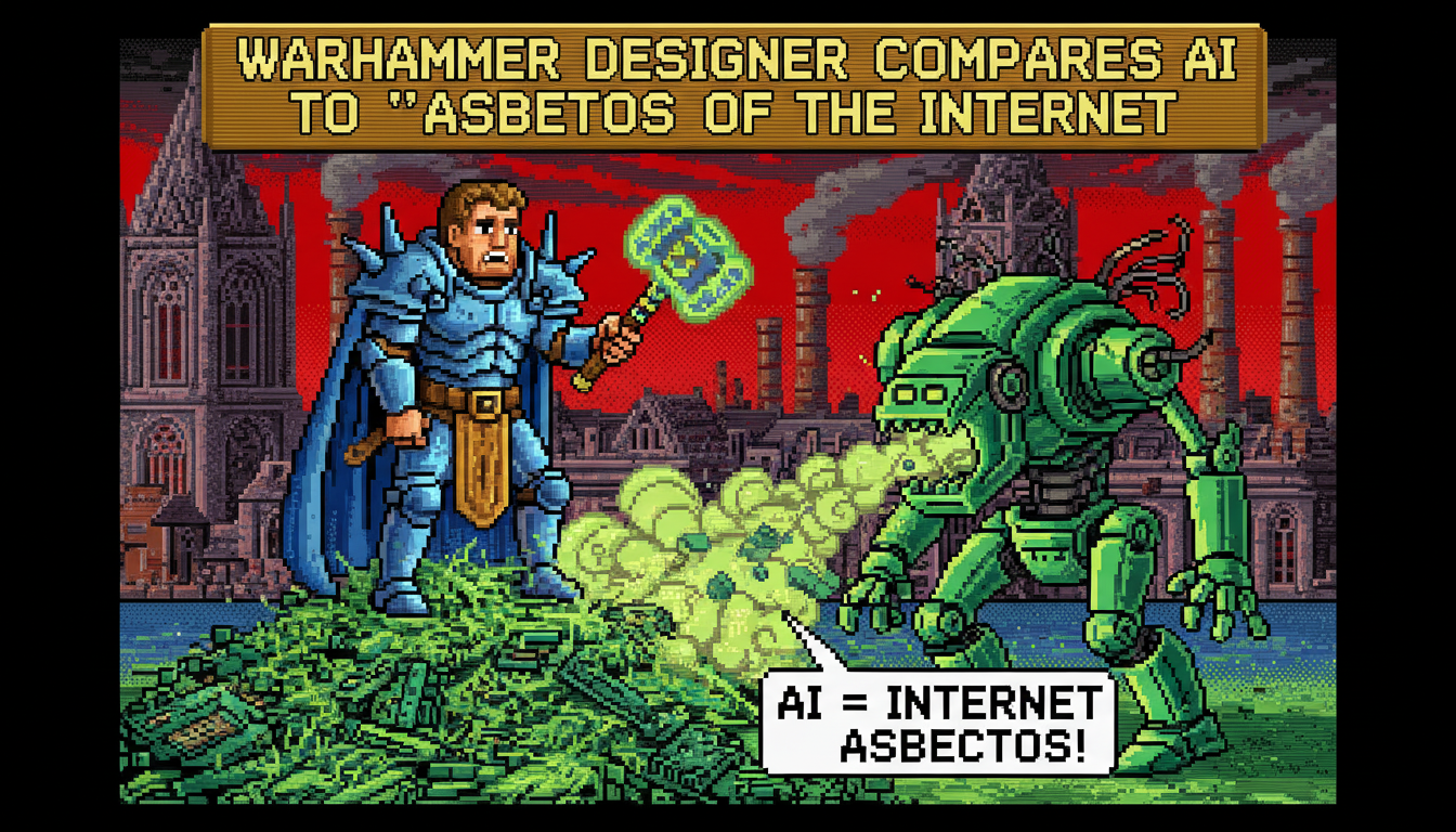 Warhammer Designer Compares AI to 'Asbestos of Internet'