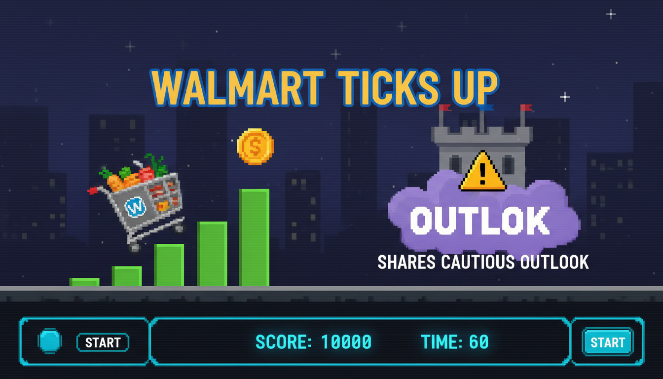 Walmart Ticks Up on Beat, Shares Cautious Outlook