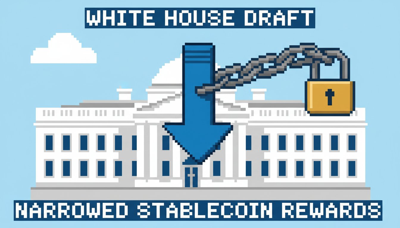 White House Draft Narrows Stablecoin Reward Restrictions