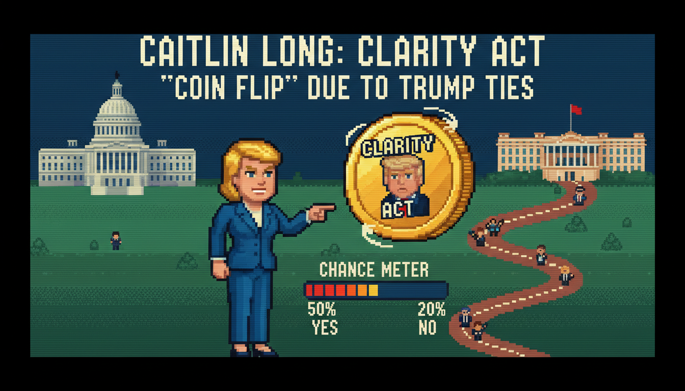 Caitlin Long: CLARITY Act a 'Coin Flip' Due to Trump Ties