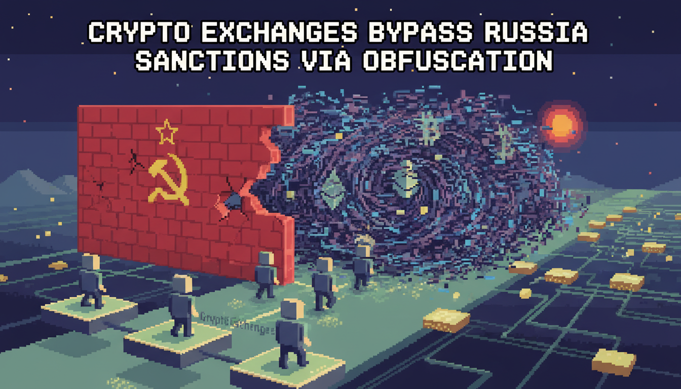 Crypto Exchanges Bypass Russia Sanctions via Obfuscation