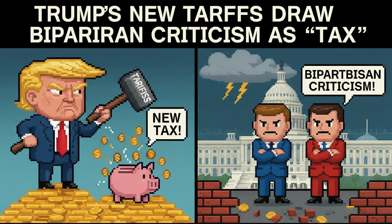 Trump’s New Tariffs Draw Bipartisan Criticism as 'Tax'