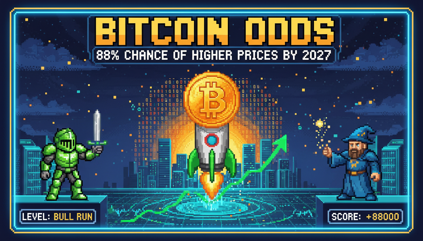 Bitcoin Odds: 88% Chance of Higher Prices by 2027