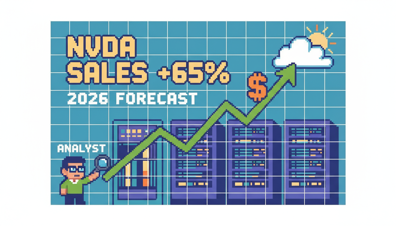 Analyst Sees Nvidia Sales Soaring 65% in 2026