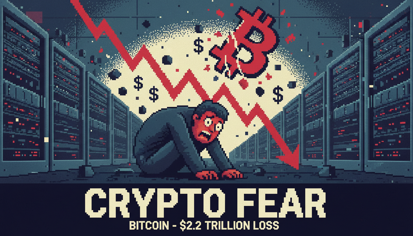 Crypto Fear Hits Extreme as Bitcoin Loses $2.2 Trillion